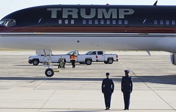 Возвращение Дональда Трампа в Вашингтон на 10 фотографиях